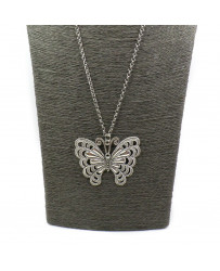 Collana da donna catenina con pendente Farfalla