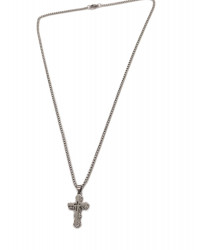 Collana da Uomo in Acciaio con Croce stilizzata Silver